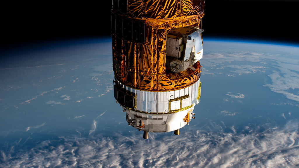 The Kounotori H-II Transfer Vehicle 8 (HTV-8) from the Japan Aerospace Exploration Agency